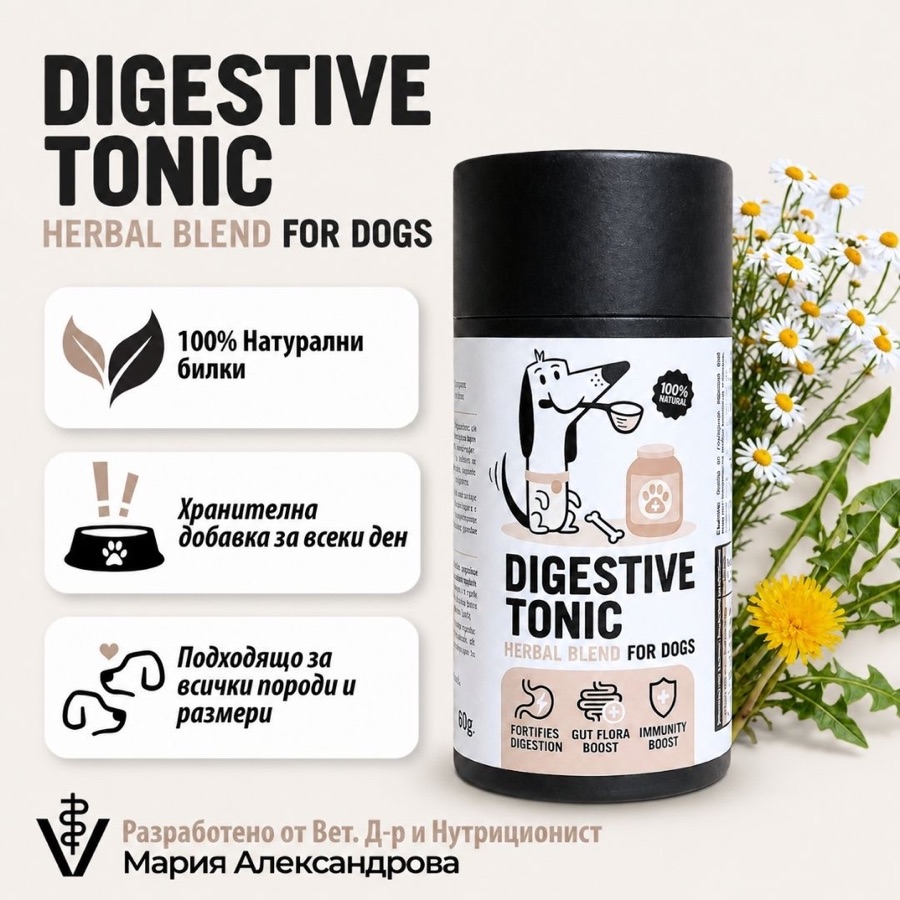 Divus Digestive Tonic, билкова добавка за добро храносмилане